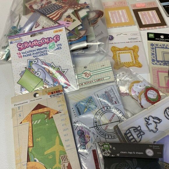 Huge Mixed Lot Of Scrapbooking Stickers & Misc - Picture 3 of 14